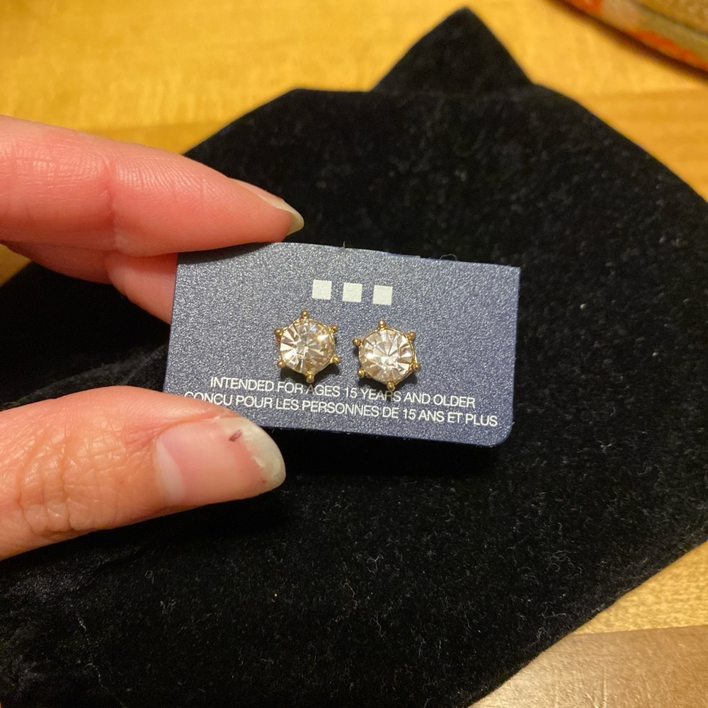 Dazzling Silver Crystal Earrings